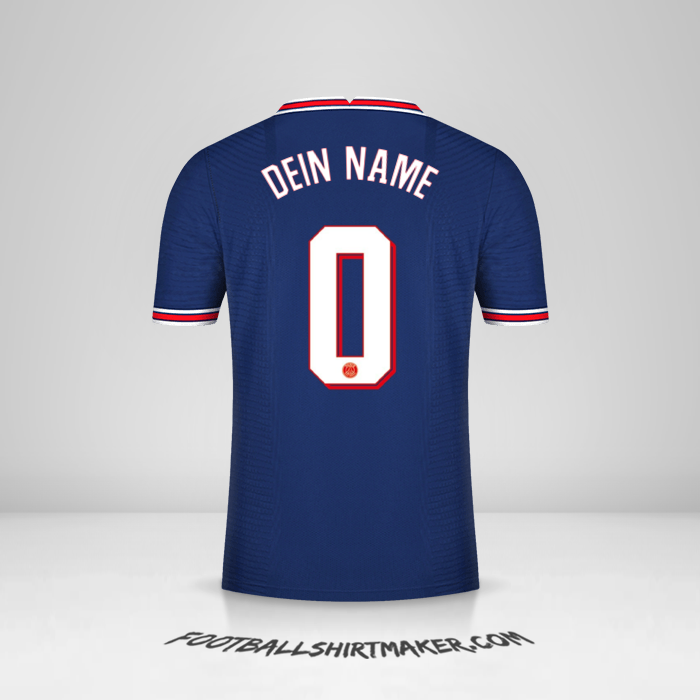 Trikot Paris Saint Germain 2021/2022 Cup -  dein name - 0