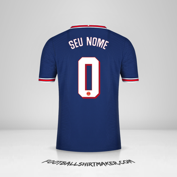 Camisa Paris Saint Germain 2021/2022 Cup -  seu nome - 0