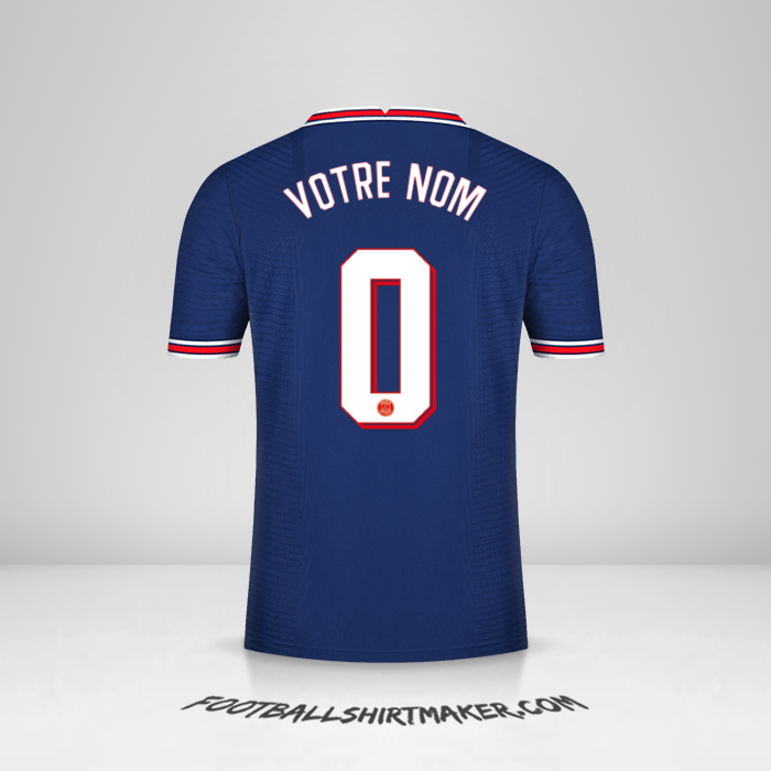Maillot Paris Saint Germain 2021/2022 Cup -  votre nom - 0