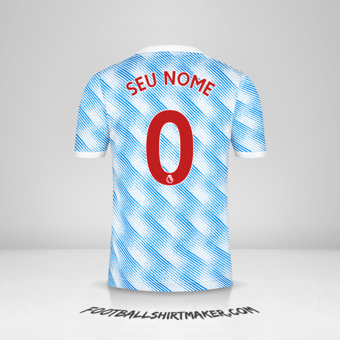 Camisa Manchester United 2021/2022 II -  seu nome - 0