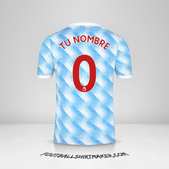 Camiseta Manchester United 2021/2022 II -  tu nombre - 0