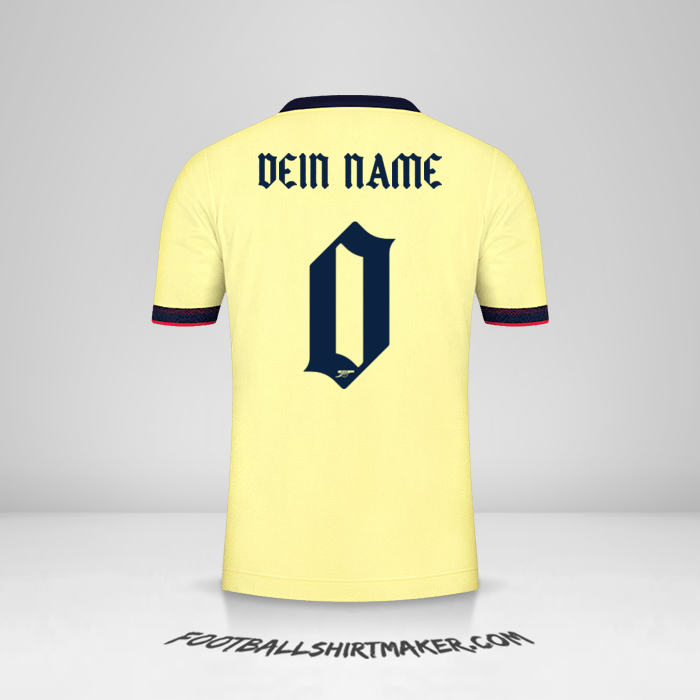 Trikot Arsenal 2021/2022 Cup II -  dein name - 0