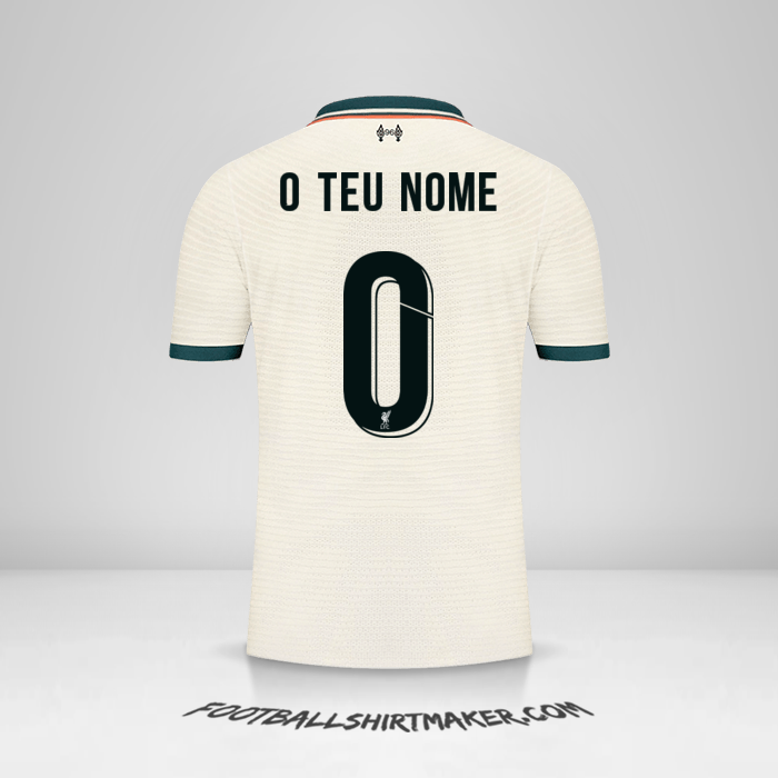 Camisola Liverpool FC 2021/2022 Cup II -  o teu nome - 0