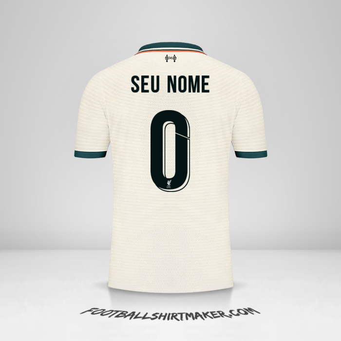 Camisa Liverpool FC 2021/2022 Cup II -  seu nome - 0