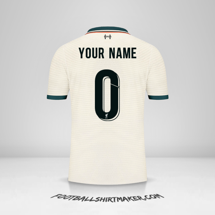 Jersey Liverpool FC 2021/2022 Cup II -  your name - 0