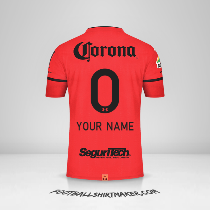 Jersey Toluca FC 2021/2022 -  your name - 0