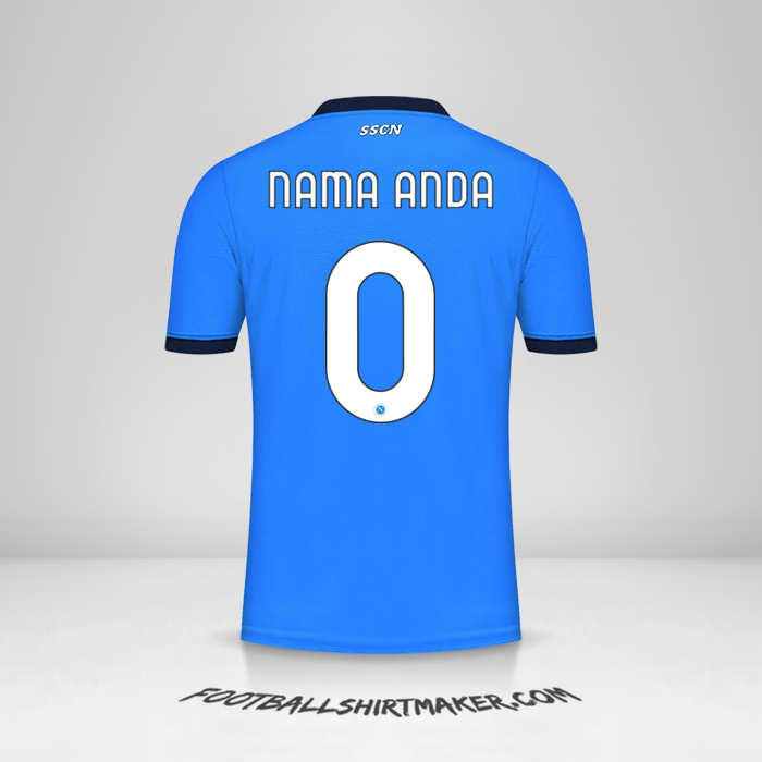 Jersey SSC Napoli 2021/2022 -  nama anda - 0