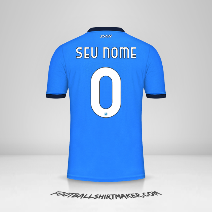Camisa SSC Napoli 2021/2022 -  seu nome - 0
