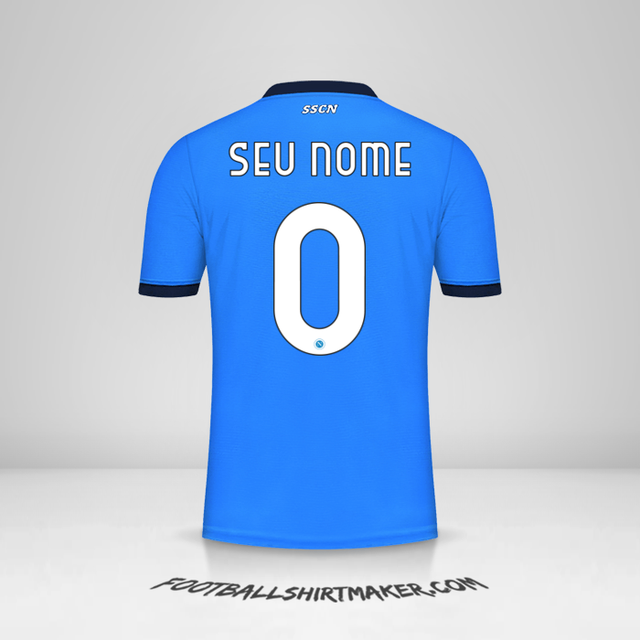 Camisa SSC Napoli 2021/2022 -  seu nome - 0