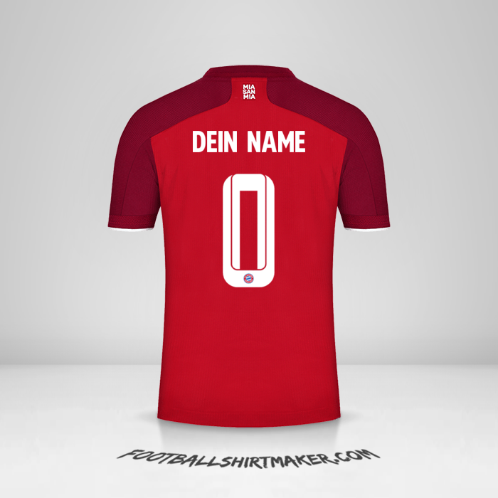Trikot FC Bayern Munchen 2021/2022 Cup -  dein name - 0