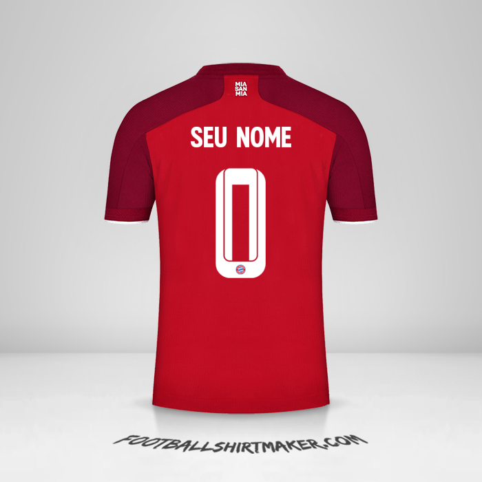 Camisa FC Bayern Munchen 2021/2022 Cup -  seu nome - 0