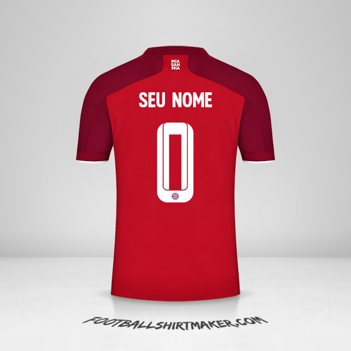 Camisa FC Bayern Munchen Cup 2021/2022 -  seu nome - 0