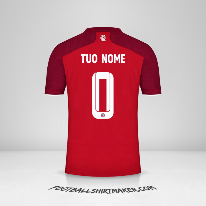 Maglia FC Bayern Munchen 2021/2022 Cup -  tuo nome - 0