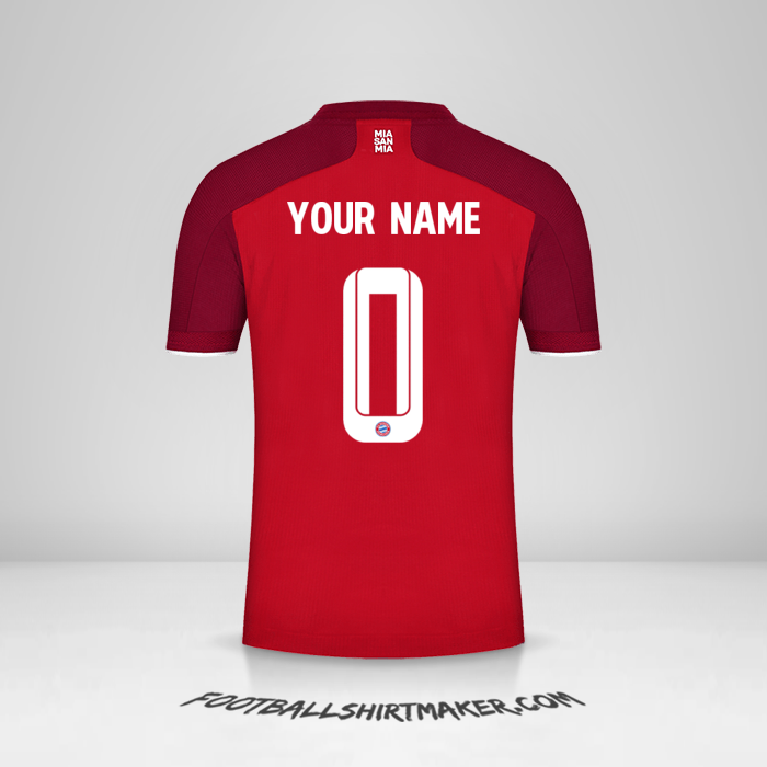 Jersey FC Bayern Munchen 2021/2022 Cup -  your name - 0