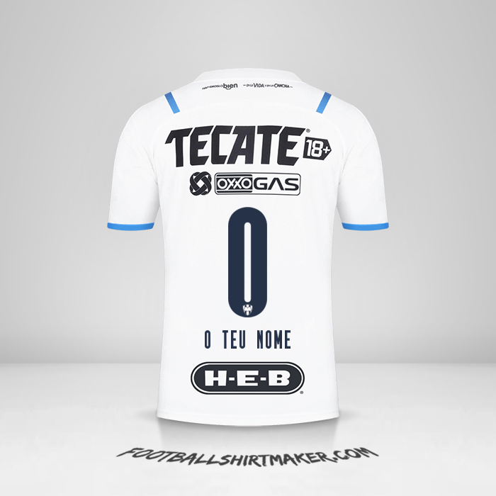 Camisola Monterrey 2021/2022 II -  o teu nome - 0