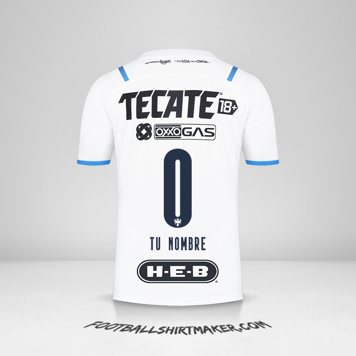 Camiseta Monterrey 2021/2022 II -  tu nombre - 0