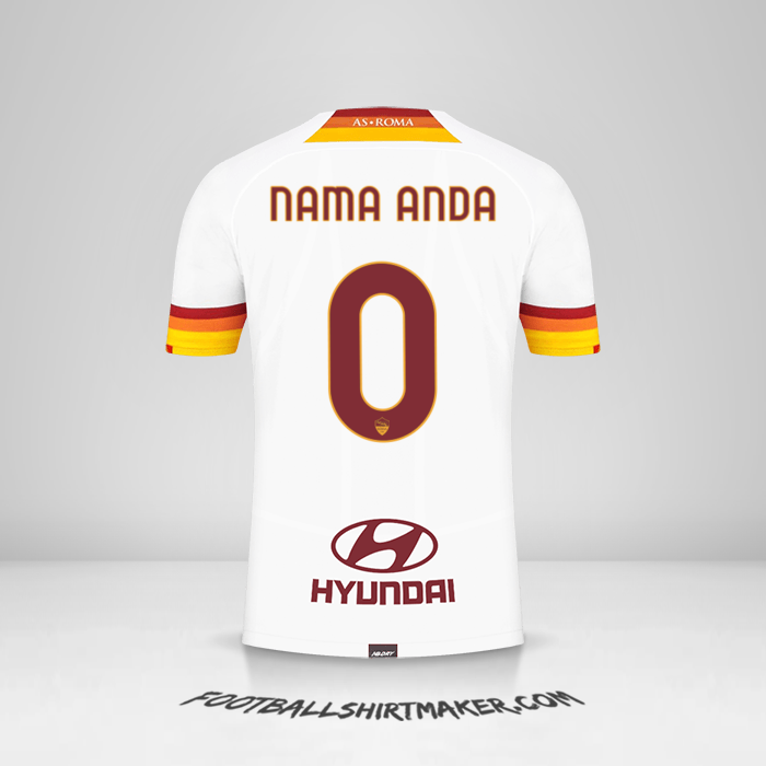 Jersey AS Roma 2021/2022 II -  nama anda - 0