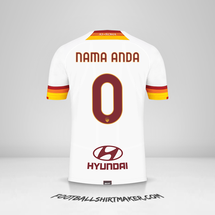 Jersey AS Roma 2021/2022 II -  nama anda - 0