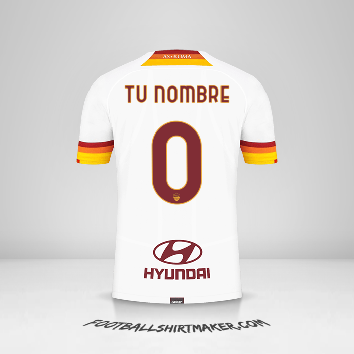 Camiseta AS Roma 2021/2022 II -  tu nombre - 0