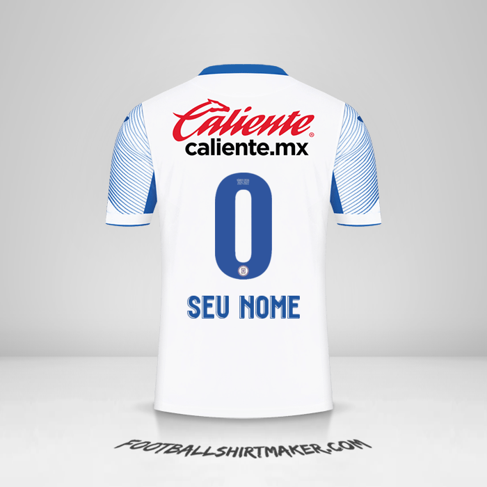 Camisa Cruz Azul 2021/2022 II -  seu nome - 0