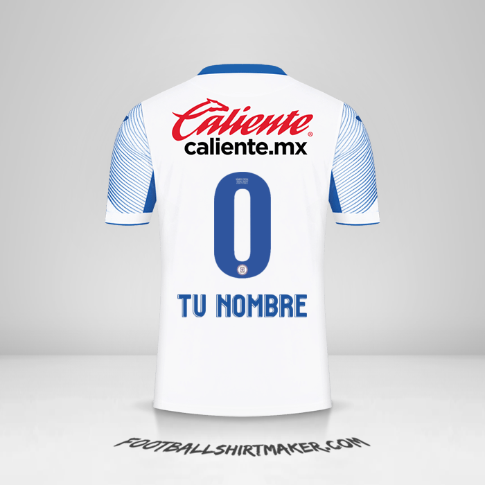 Camiseta Cruz Azul 2021/2022 II -  tu nombre - 0