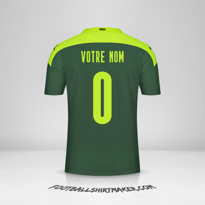 Maillot Sénégal 2020/2021 II -  votre nom - 0