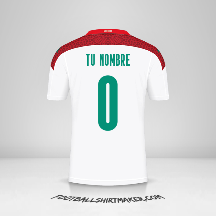 Jersey Marruecos 2020/2021 II -  tu nombre - 0