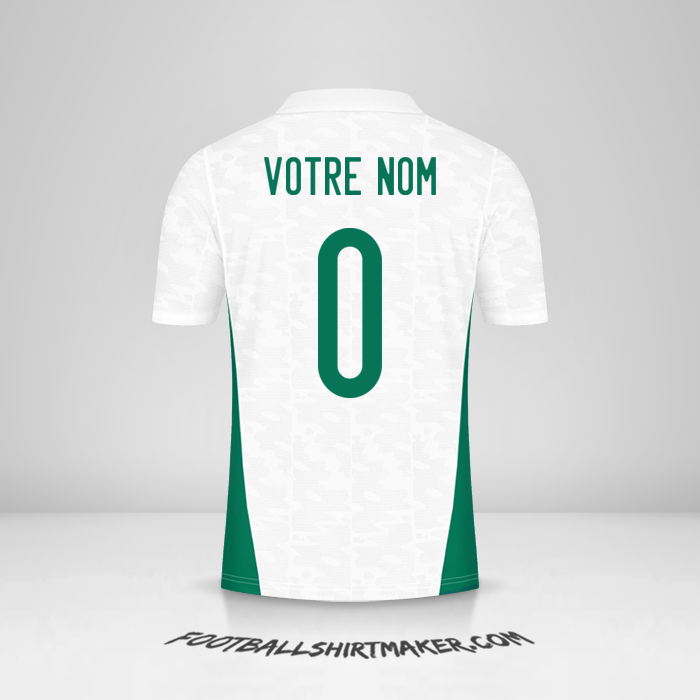 Maillot Algérie 2020/2021 -  votre nom - 0