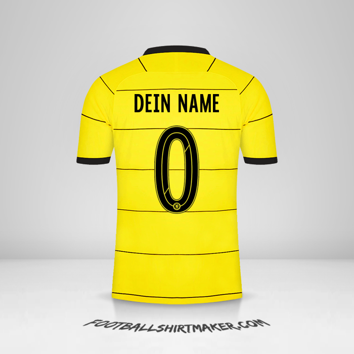 Trikot Chelsea 2021/2022 Cup II -  dein name - 0