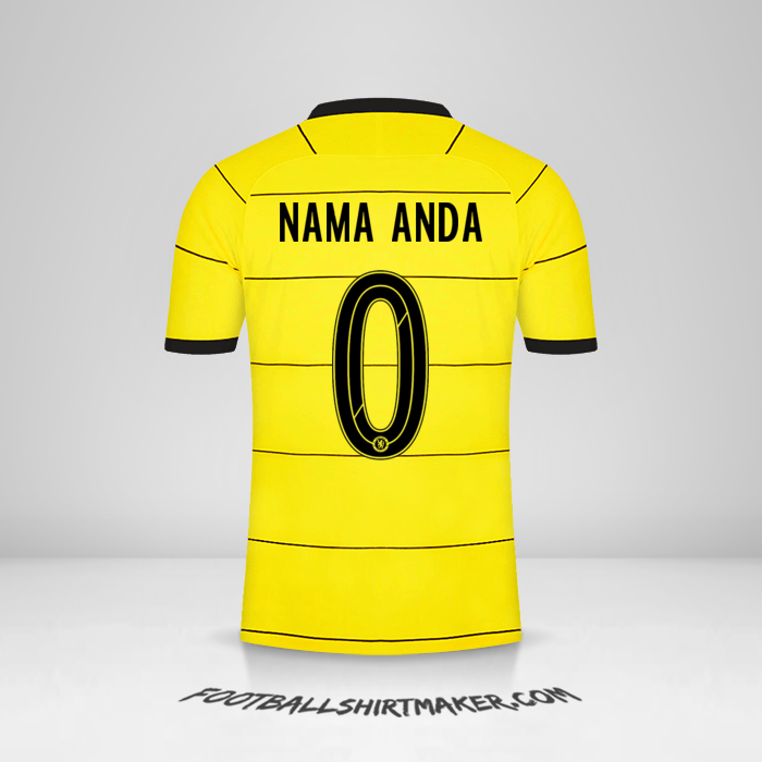 Jersey Chelsea Cup 2021/2022 II -  nama anda - 0