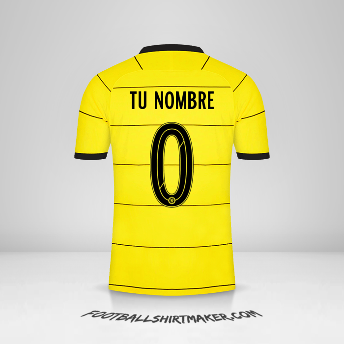 Jersey Chelsea 2021/2022 Cup II -  tu nombre - 0