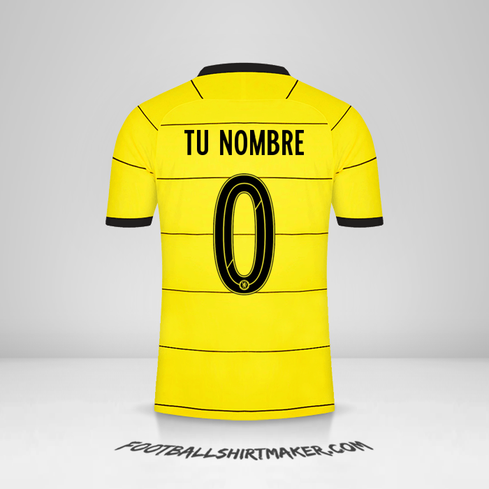 Camiseta Chelsea Cup 2021/2022 II -  tu nombre - 0