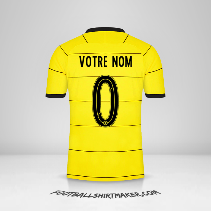 Maillot Chelsea 2021/2022 Cup II -  votre nom - 0