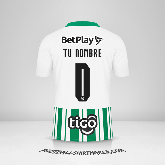 Camiseta Atletico Nacional 2022 -  tu nombre - 0