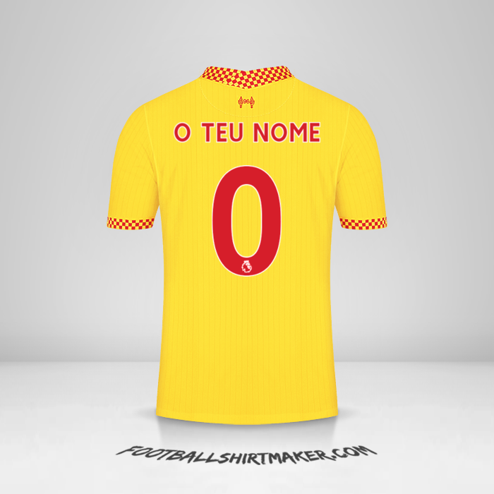 Camisola Liverpool FC 2021/2022 III -  o teu nome - 0