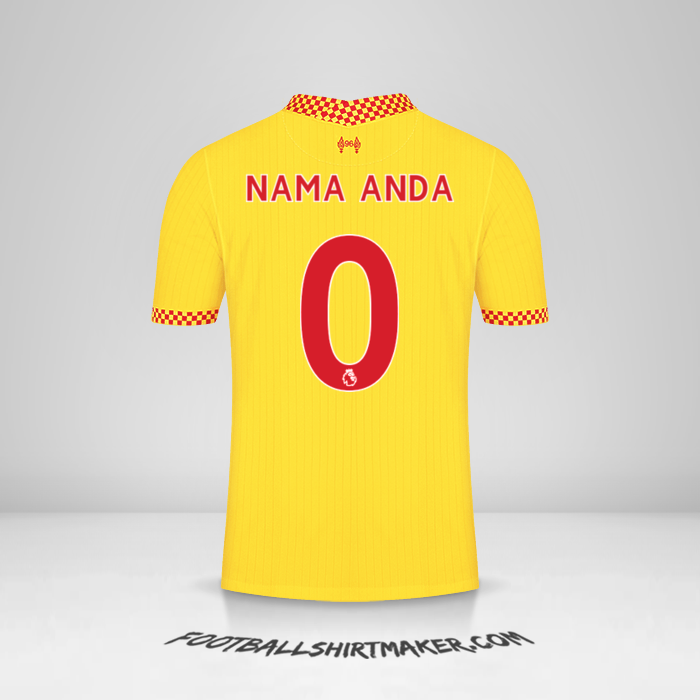 Jersey Liverpool FC 2021/2022 III -  nama anda - 0