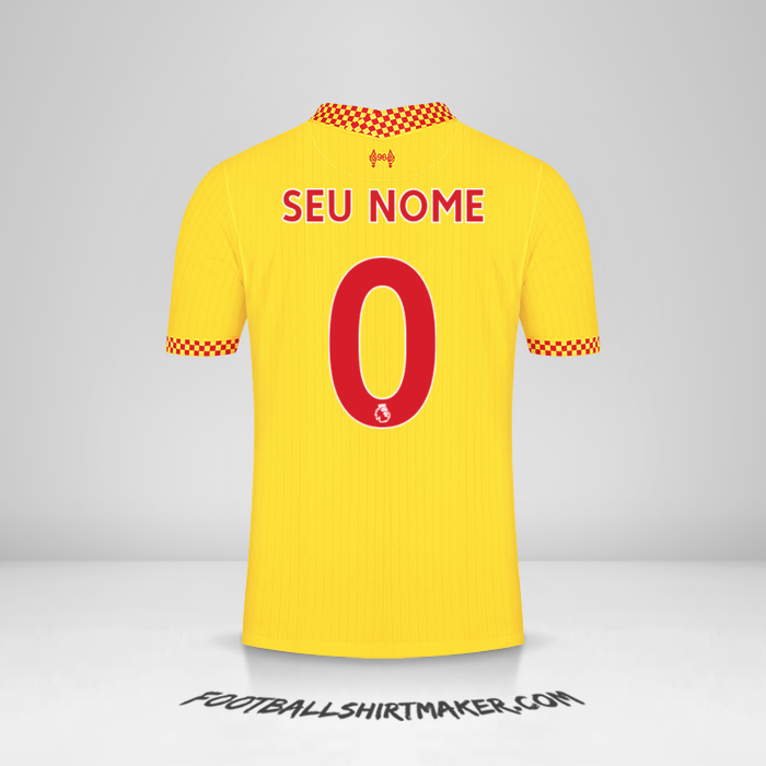 Camisa Liverpool FC 2021/2022 III -  seu nome - 0