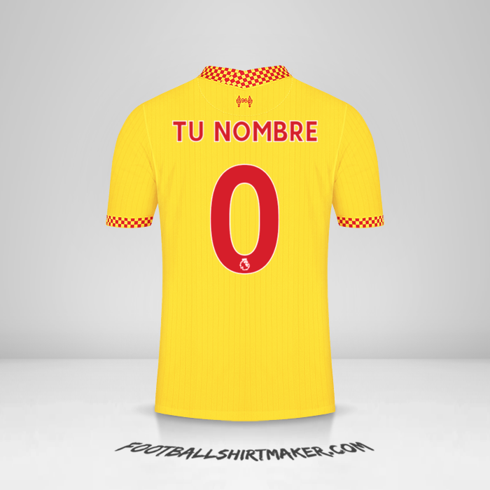 Camiseta Liverpool FC 2021/2022 III -  tu nombre - 0