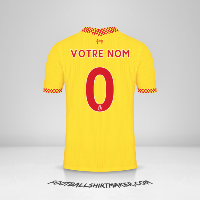 Maillot Liverpool FC 2021/2022 III -  votre nom - 0