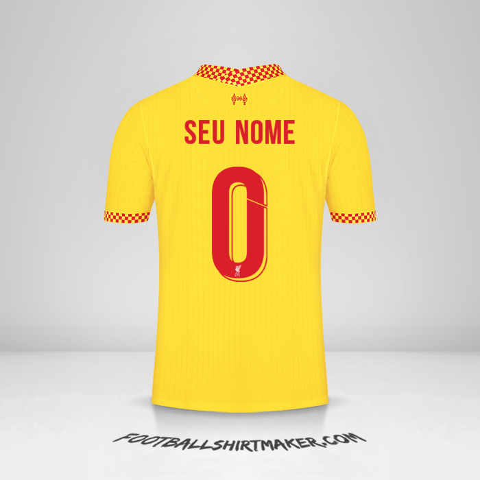 Camisa Liverpool FC 2021/2022 Cup III -  seu nome - 0