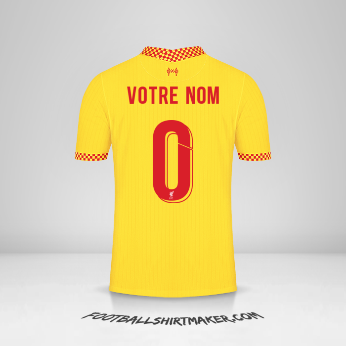 Maillot Liverpool FC Cup 2021/2022 III -  votre nom - 0