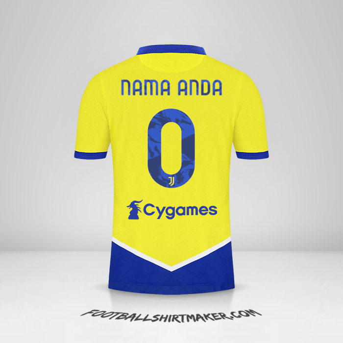 Jersey Juventus FC 2021/2022 III -  nama anda - 0