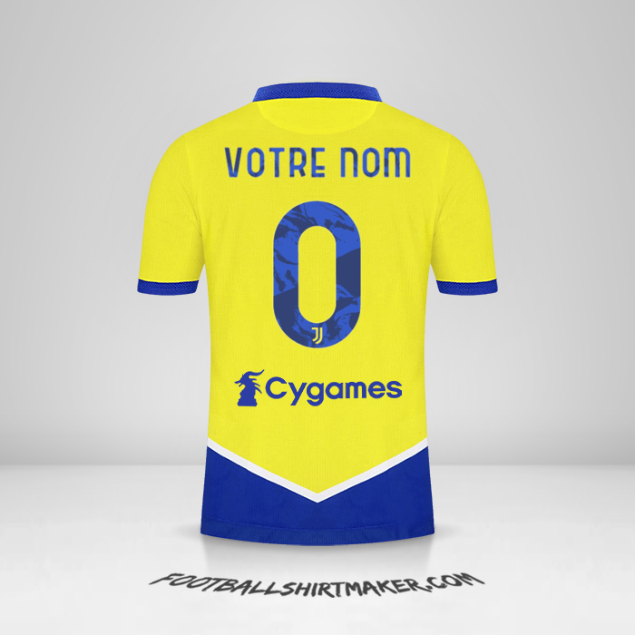 Maillot Juventus FC 2021/2022 III -  votre nom - 0