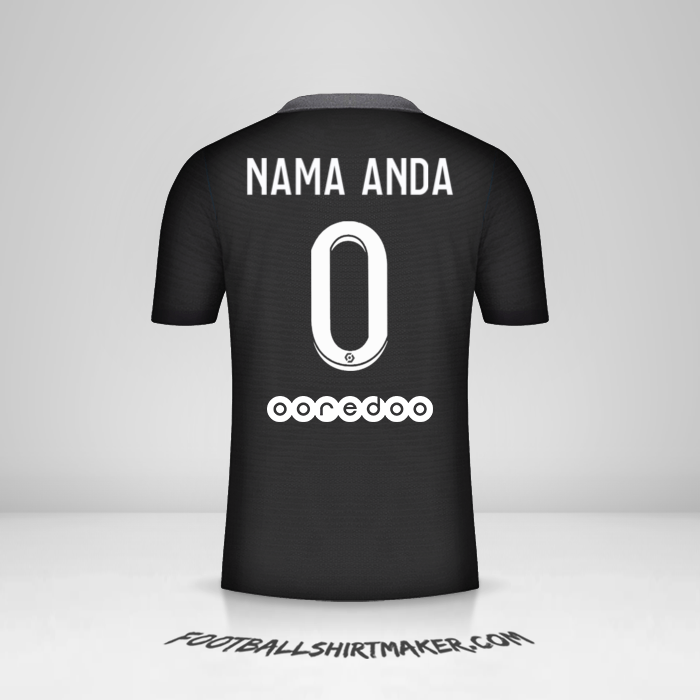 Jersey Paris Saint Germain 2021/2022 III -  nama anda - 0
