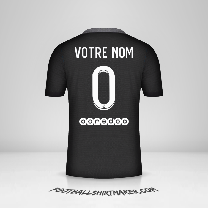 Maillot Paris Saint Germain 2021/2022 III -  votre nom - 0