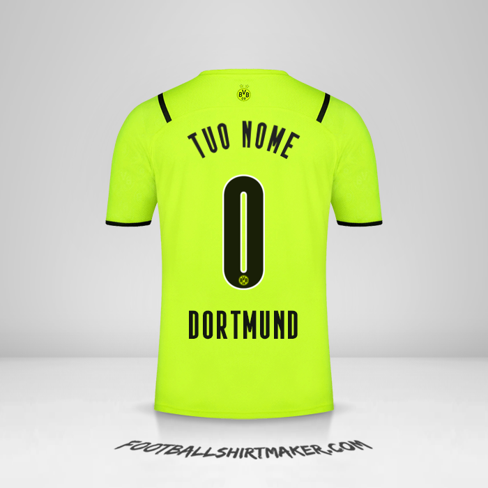 Maglia Borussia Dortmund 2021/2022 Cup -  tuo nome - 0
