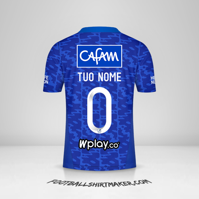 Maglia Millonarios FC 2021/2022 -  tuo nome - 0