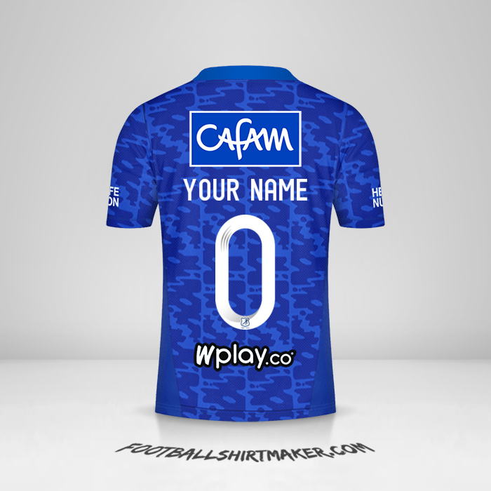 Jersey Millonarios FC 2021/2022 -  your name - 0