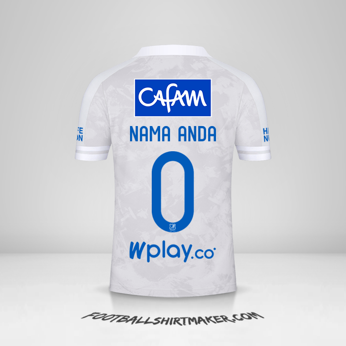 Jersey Millonarios FC 2021 II -  nama anda - 0