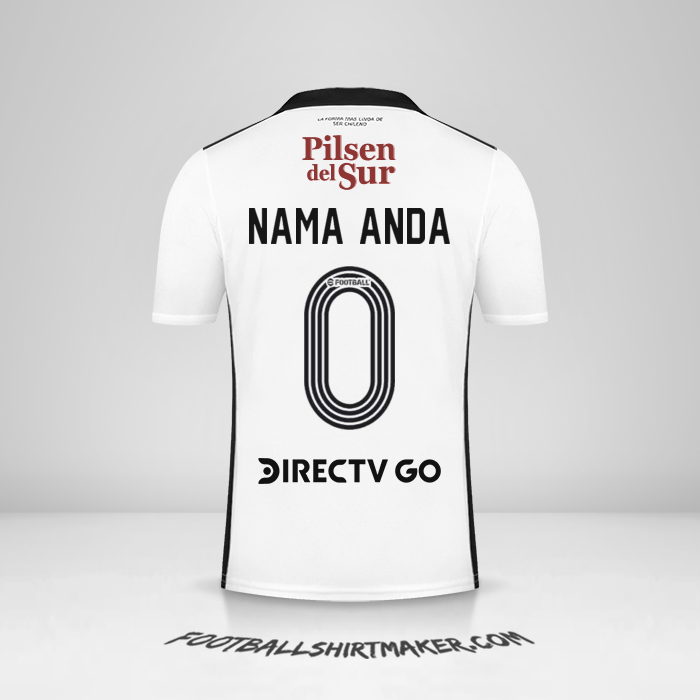 Jersey Colo Colo 2022 -  nama anda - 0